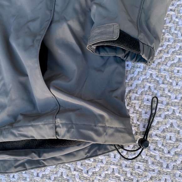 BRAETAN Outwear Men’s Hooded All-weather Jacket Size Medium Light Gray Full Zip - Picture 5 of 10